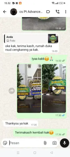 Testimonial Papan Bunga Pernikahan cepu