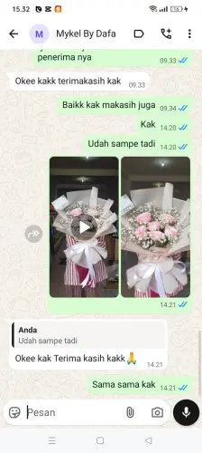 Testimonial Buket Bunga cepu